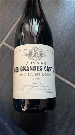 Languedoc Pic-saint-loup Domaine Les Grandes Costes 2015