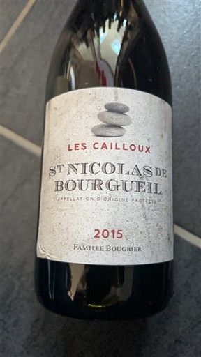 Loire-dalen Saint-Nicolas-De-Bourgueil Famille Bougrier Les Cailloux 2015