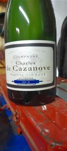 Champagne Charles de Cazanove Millésime 2013