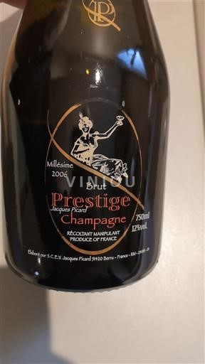 Champagne Jacques Picard Prestige 2006
