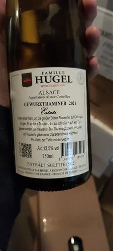 Alzacija Alsace Grand Cru Hugel Gewurztraminer 2021