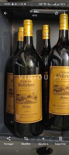 Bordeaux Médoc Cru Bourgeois Château Bellevue 1995