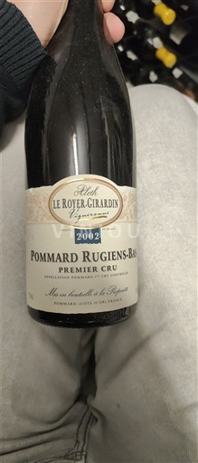 Burgundija Pommard Premier Cru Le Royer-Girardin Pommard Rugiens-Bas 2002