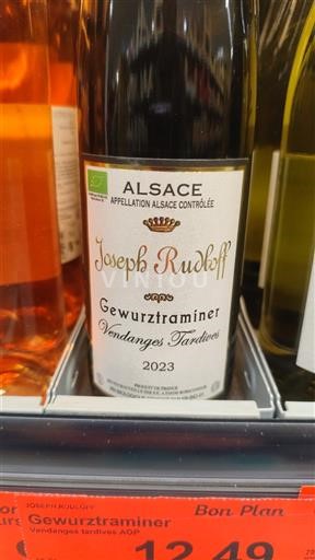 Alsasko Vendanges Tardives Joseph Rudloff Gewurztraminer Vendanges Tardives 2023