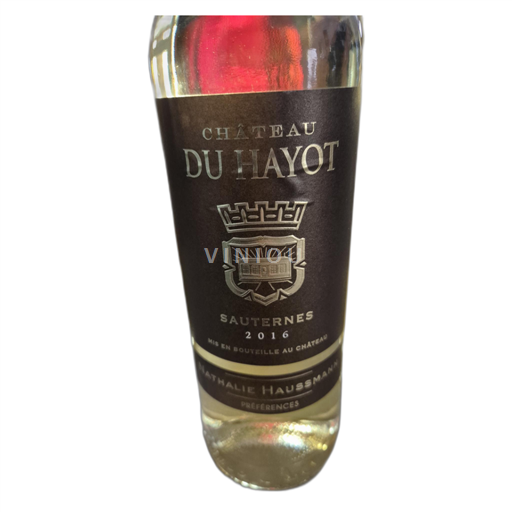 Bordeaux Sauternes Château Du Hayot 2016