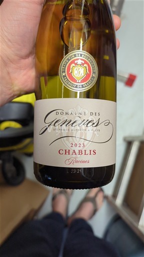 Burgundsko Chablis Domaine S Genèves Racines 2023