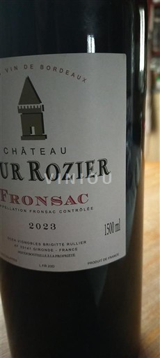 Bordeaux Fronsac Château Tour Rozier 2023