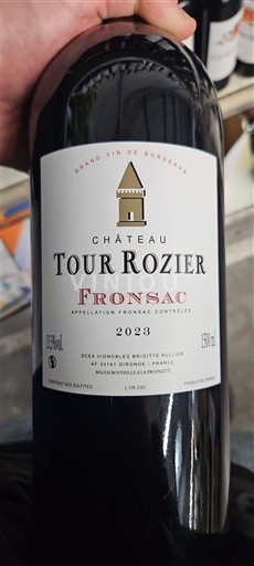 Bordeaux Fronsac Château Tour Rozier 2023