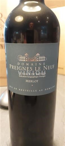 Linguadoca e Rossiglione Coteaux di Béziers Domaine Preignes Le Neuf 2024