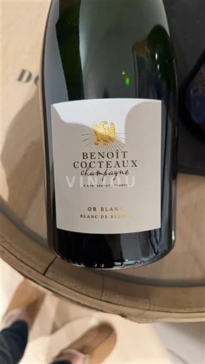 Šampanja Šampanjec Benoît Cocteaux Or Blanc Neleten.