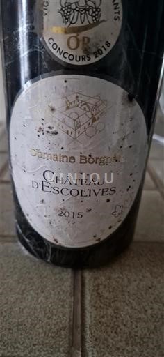 Bourgogne Château Escolives 2015