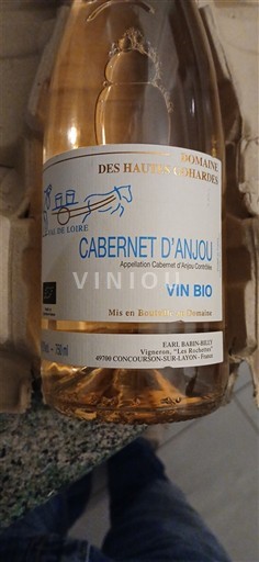Loirevallei Cabernet d'Anjou Domaine S Hautes Gohardes Niet-geïntegreerd