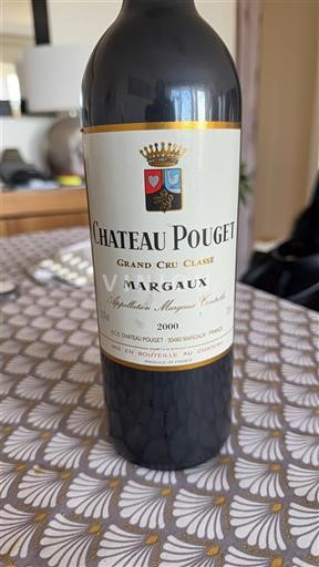 Bordo Margaux Grand Cru Château Pouget 2000