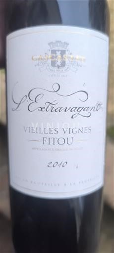 Langvedok Fitou Cave Castel L'Extravagant Vieilles Vignes 2010