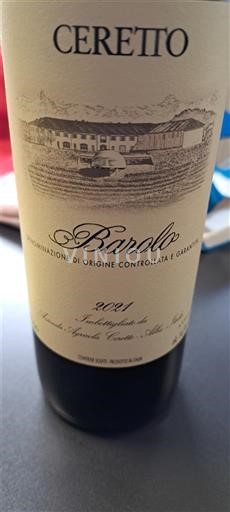 Piedmont Wines Barolo Ceretto 2001