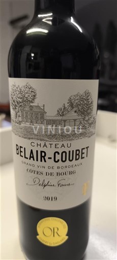 Burdeos Côtes-de-bourg Château Belair-Coubet 2019