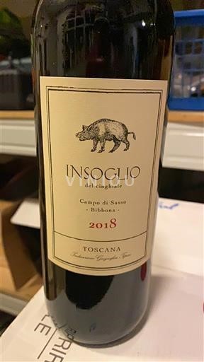 Tuscan Wines Unspecified Campo di Sasso Insoglio del cinghiale 2018