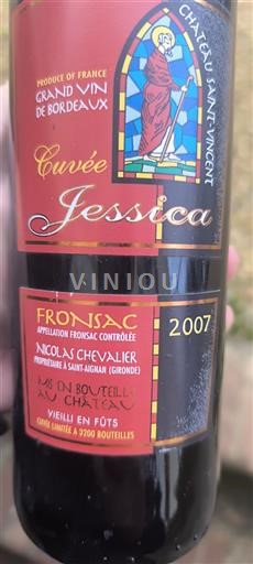 Burdeos Fronsac Château Saint Vincent Jessica 2007