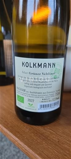 Niederösterreich Wachau Steinfeder Kolkman Felser Grüner Veltliner 2022