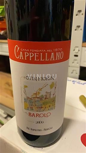 Piedmont Wines Barolo Cappellano Otin Fiorin 2009