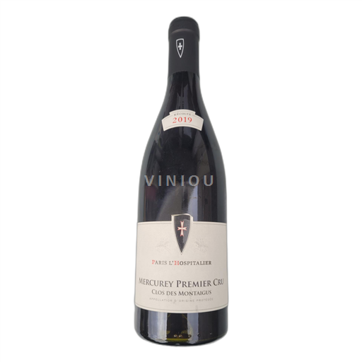 Vin Rouge sec Clos des Montaigus Paris l'Hospitalier 2019 France Bourgogne Mercurey AOC