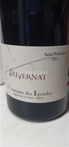 Lugina e Luarës Saint-Pourçain Domaine S Bérioles Auvernat 2021