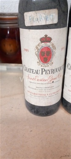 Bordeaux Saint-Émilion Grand Cru Grand Cru Château Peyrouquet 1993