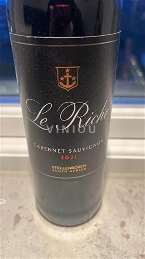 Kustområdet Stellenbosch Le Riche Cabernet Sauvignon 2021