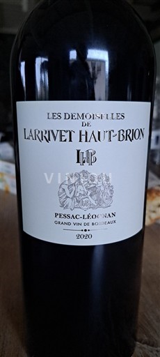 Bordeaux Pessac-Léognan Larrivet Haut-Brion Les Demoiselles de Larrivet Haut-Brion 2020