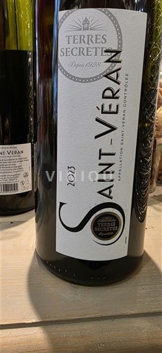Bourgogne Saint-Véran Terres Secrètes 2023