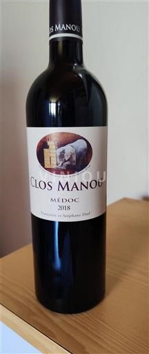 Bordeaux Médoc Clos Manou Clos Manou 2018