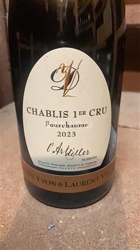 Bourgondië Chablis Premier Cru Premier Cru Domaine Yvon et Laurent Vocoret L'Artiller 2023