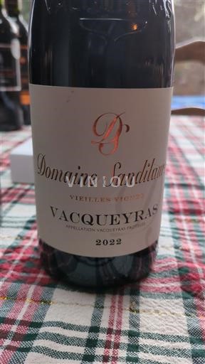 Rhônedalen Vacqueyras Domaine Sandliane Vieilles Vignes 2022