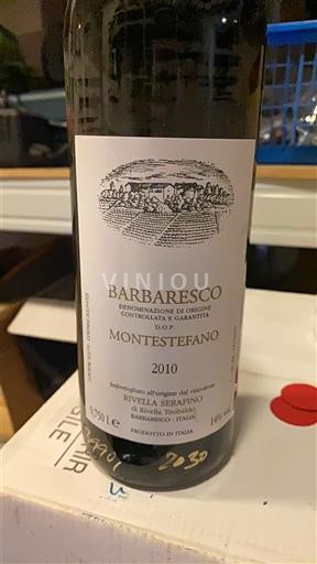Piedmont Wines Barbaresco Rivella Serafino Montestefano 2010