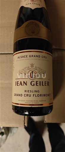 Alsace Grand Cru Jean Geiler Grand Cru Florimont 2017