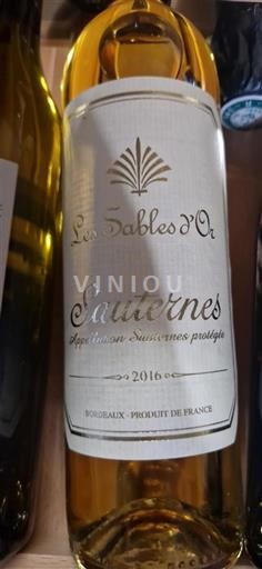 Bordeaux Sauternes Les Sables d'Or 2016