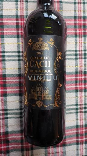 Bordéus Haut-Médoc Château Cach Légance 2015
