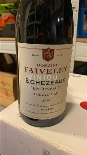 Borgogna Échézeaux Grand Cru Domaine Faiveley En Orveaux 2016