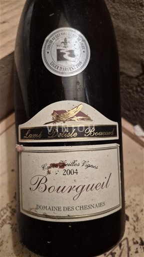 Rượu vang Rouge sec Cuvée Vieilles Vignes Domaine S Chesnaies 2004 Pháp Thung lũng sông Loire Bourgueil AOC