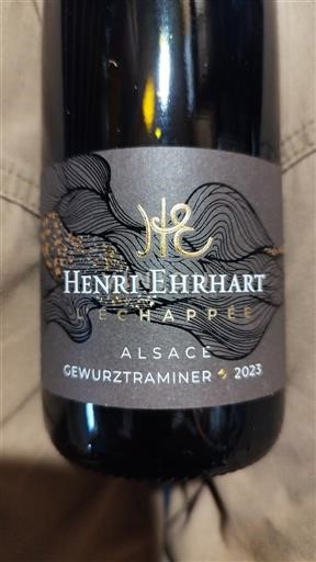 Vin Blanc sec Echappée Henri Ehrhart 2023 France Alsace Vin de France