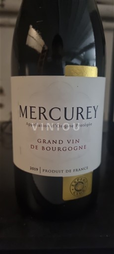 Burgundsko Mercurey Non renseigné 2019