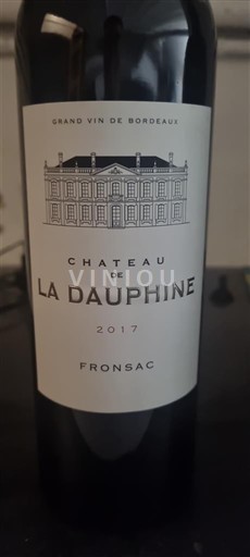 Bordeaux Fronsac Château La Dauphine 2017