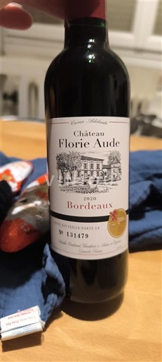 Bordeaux Château Florie Aude 2020