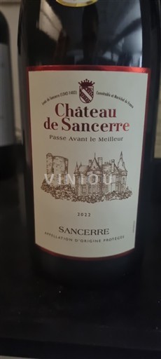 Loire-dalen Sancerre Château Sancerre Passe Avant le Meilleur 2022