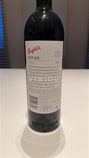 Australie-Méridionale Penfolds Bin 28 2021