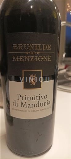 Vinhos Rouge sec Brunilde di Menzione Non millésimé Itália Apúlia Primitivo di Manduria DOC