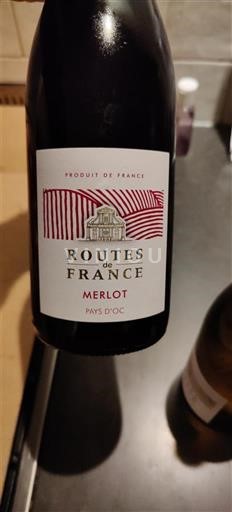 Languedoc-Roussillon Pays d'Oc Routes de France Merlot Non-Vintage