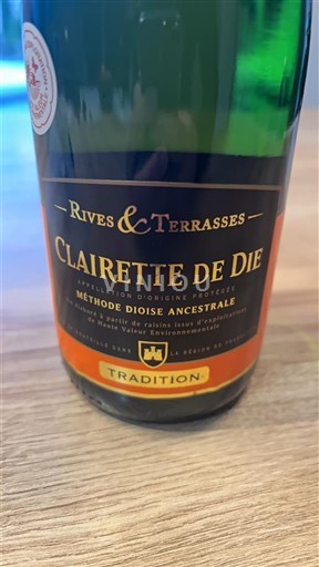 Rona dolina Clairette de Die Rives & Terrasses Tradition Neleten.