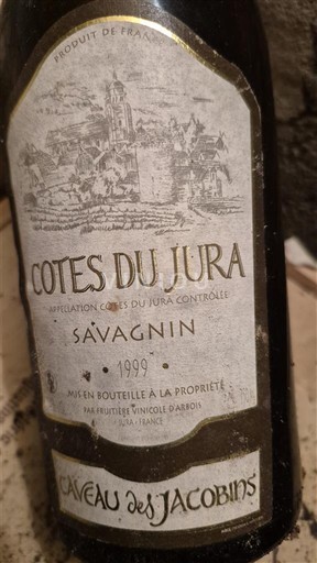 Jura Côtes-du-Jura Caveau des Jacobins Savagnin 1999