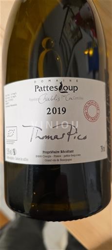 Burgundsko Chablis Domaine Pattes Loup 2019